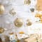 Glitzhome® 160 Pack Elegant Silver & Gold Deluxe Boxed Shatterproof Ornaments